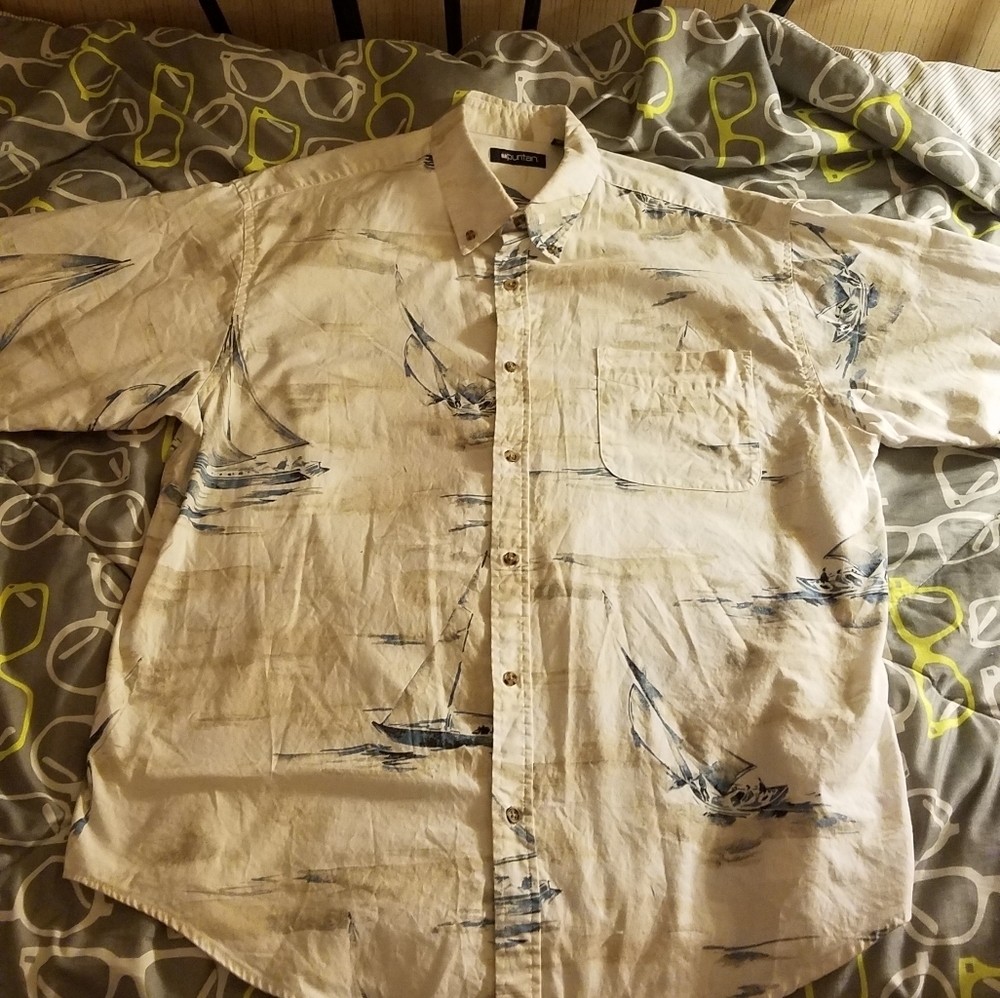 Puritan Sailing Theme XL Short Sleeve